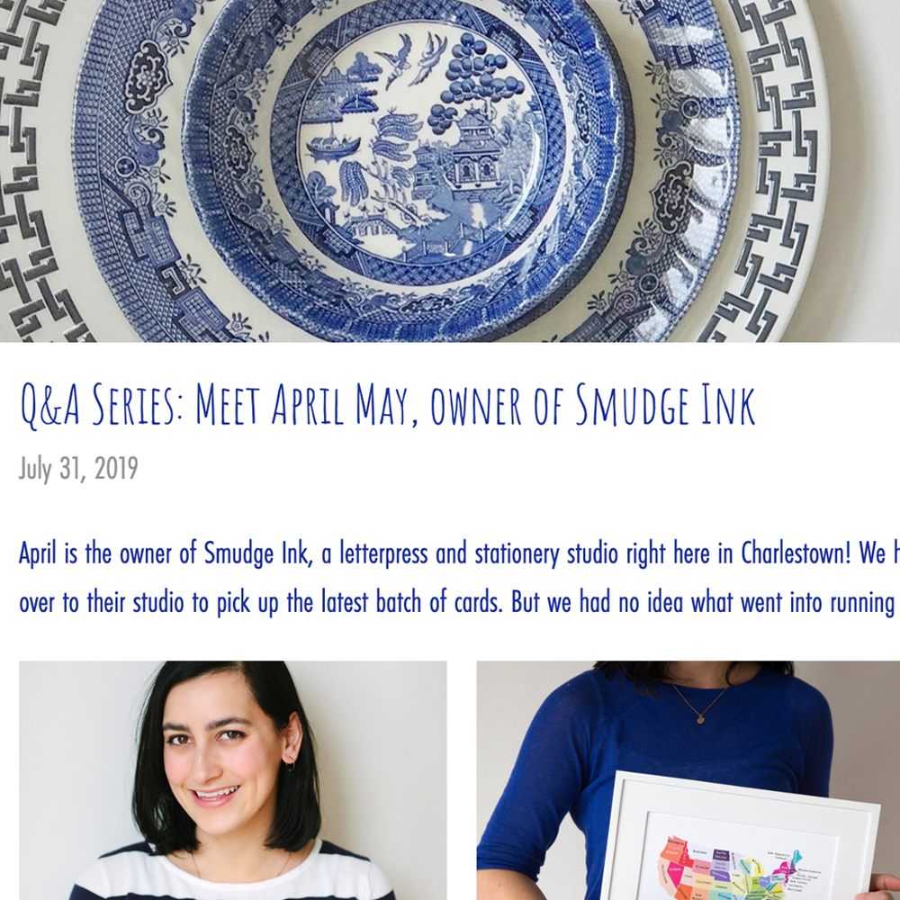 April Was Featured on the Place & Gather Blog!