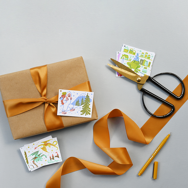 Up-cycled Letterpress Gift Tags