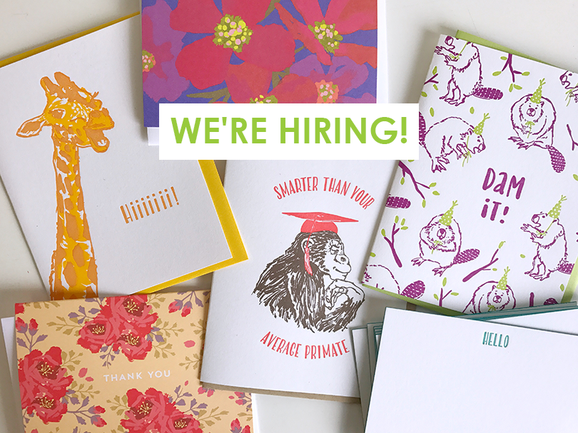 We're Hiring! Calling All Designers!