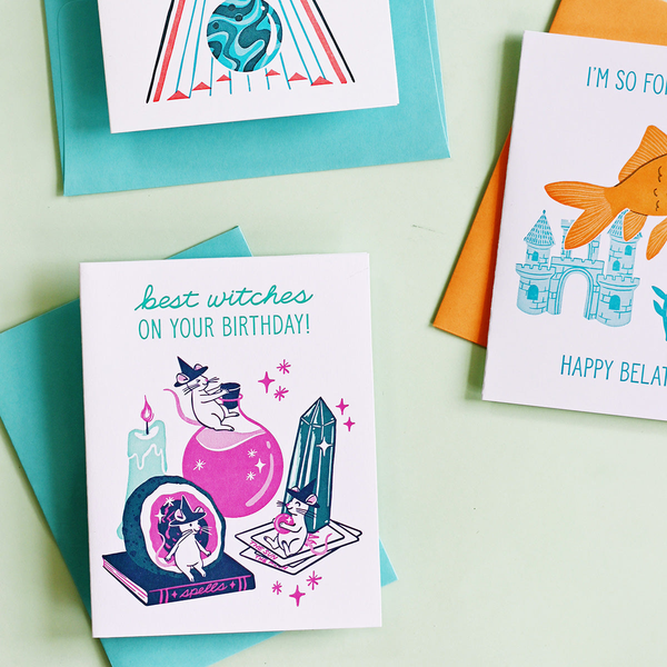 Letterpress Birthday Cards