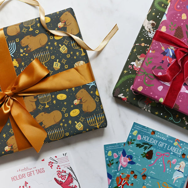 Smudge Ink Holiday Cards