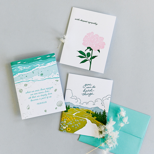 Letterpress Sympathy & Pet Sympathy Cards