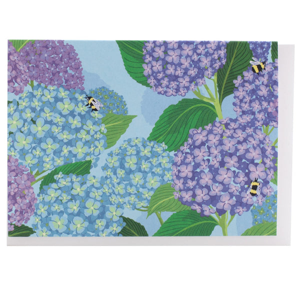 Hydrangeas & Bees Note Card