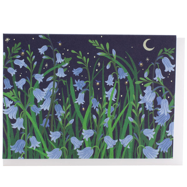 Evening Bluebells Note Card