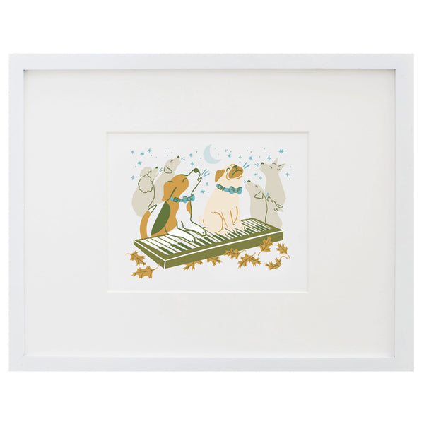 Makin' Music Dogs Art Print
