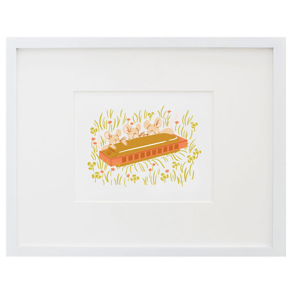 Makin' Music Mice Art Print