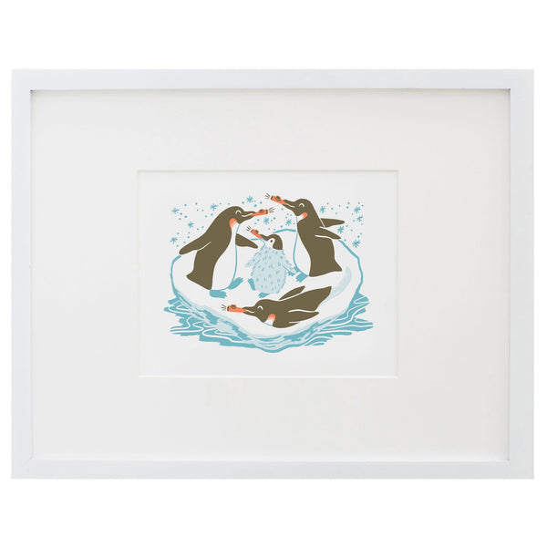 Makin' Music Penguins Art Print
